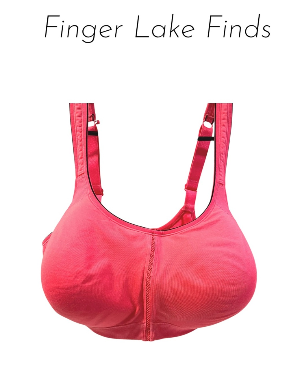 Dominique Zoe Pro Max Support Sport Jogging Running Exercise Bra Pink 44G